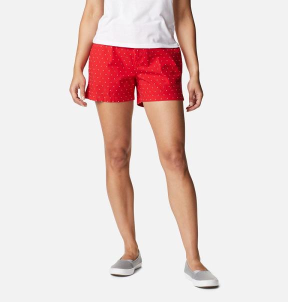 Columbia Bonehead Shorts Women Red USA (US14488)
